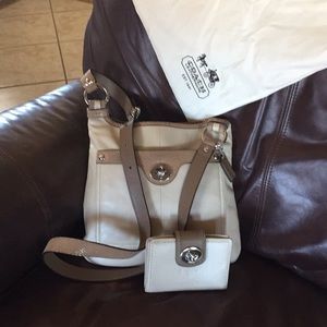 Coach crossbody with matching wallet